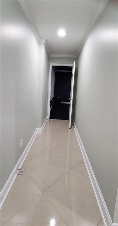 570 Eldridge Dr, Suwanee, GA 30024 - corridor with crown molding and baseboards