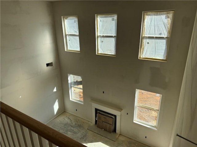 view of unfurnished living room