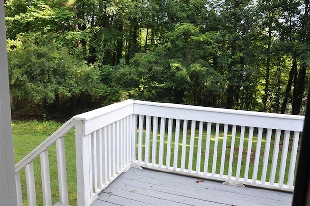 136 Rosewood Dr, Dallas, GA 30132 - wooden deck featuring a yard