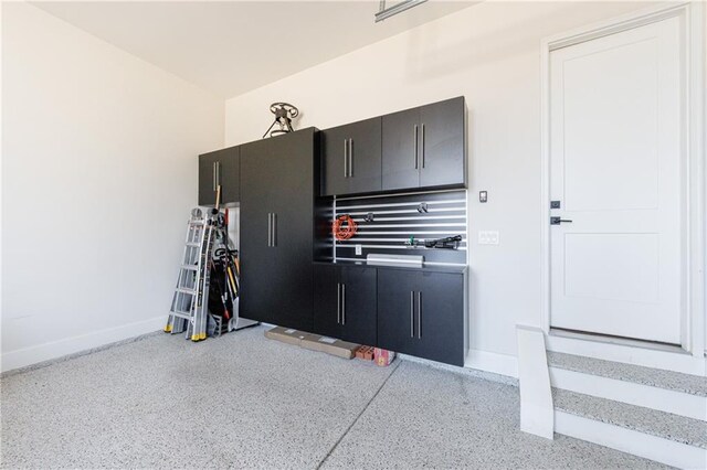 mudroom with dark wood-type flooring