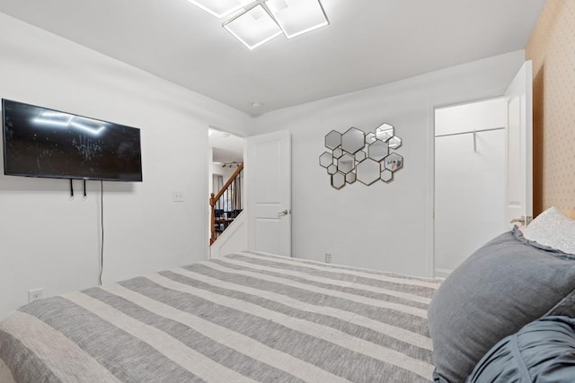 bedroom featuring a closet