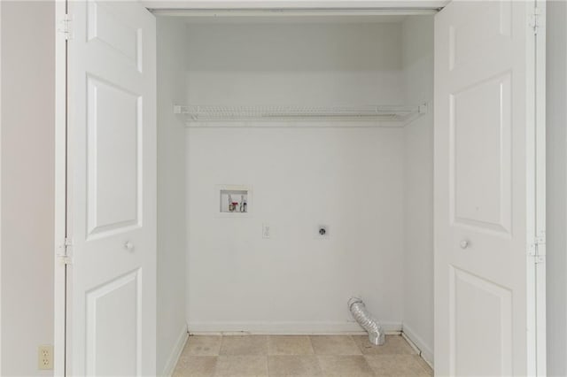 2191 Phillips Rd, Lithonia, GA 30058 - laundry room with electric dryer hookup, washer hookup, and baseboards