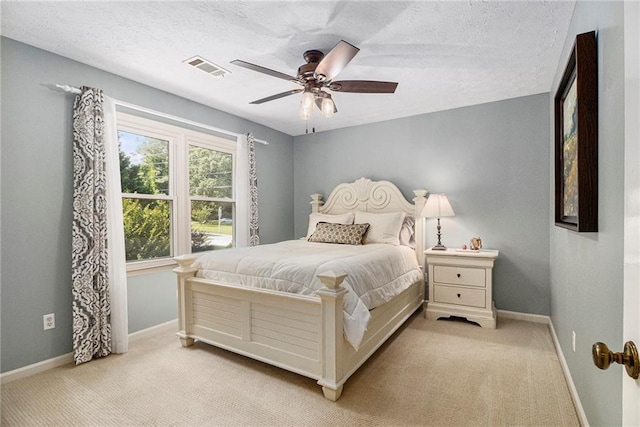5396 Amhurst Dr, Peachtree Corners, GA 30092 - bedroom with light colored carpet and a ceiling fan