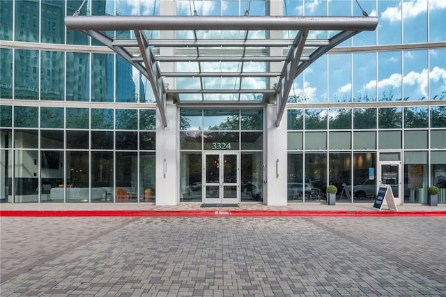 3324 Peachtree Rd NE Unit 1813, Atlanta, GA 30305 - doorway to property featuring french doors