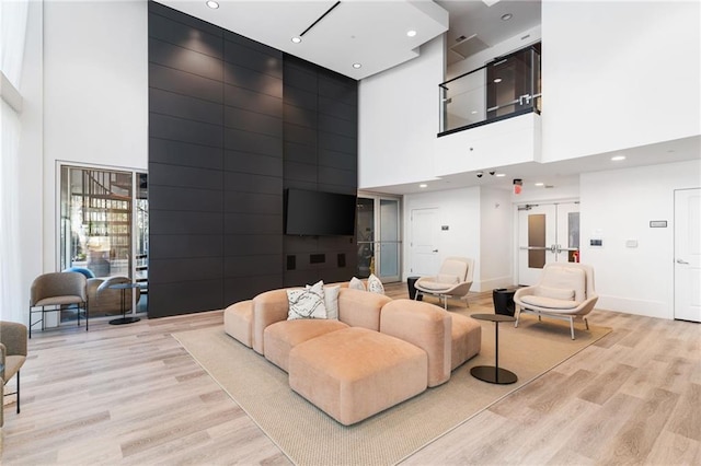 3324 Peachtree Rd NE Unit 1813, Atlanta, GA 30305 - common area featuring a high ceiling and recessed lighting
