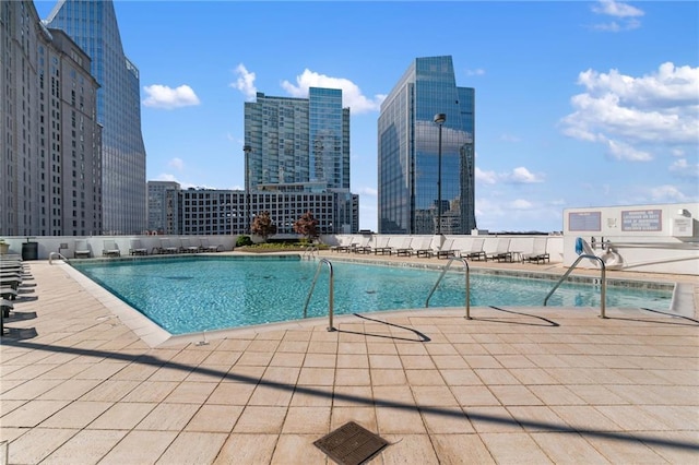 3324 Peachtree Rd NE Unit 1813, Atlanta, GA 30305 - community pool featuring a city view