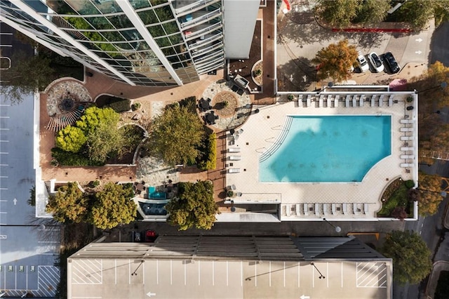 3324 Peachtree Rd NE Unit 1813, Atlanta, GA 30305 - aerial view of a pool