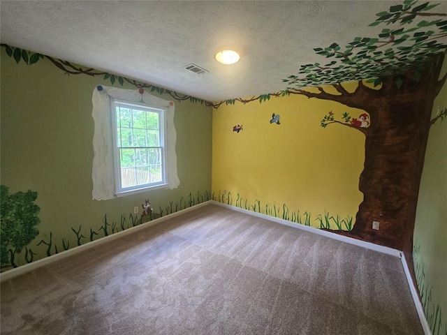 639 Royal Abbey Dr, Stone Mountain, GA 30088 - carpeted spare room with a textured ceiling and baseboards