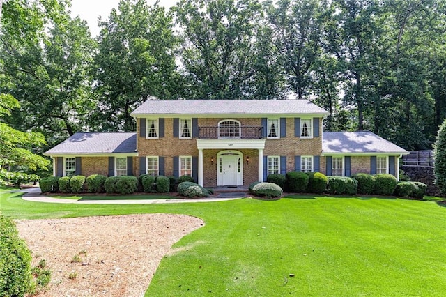 5287 Vernon Lake Dr, Atlanta, GA 30338 - view of front of home with brick siding and a front yard