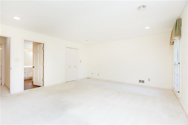 5287 Vernon Lake Dr, Atlanta, GA 30338 - unfurnished bedroom with carpet floors, recessed lighting, ensuite bathroom, and baseboards