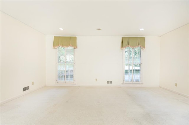 5287 Vernon Lake Dr, Atlanta, GA 30338 - spare room featuring light colored carpet, recessed lighting, and baseboards
