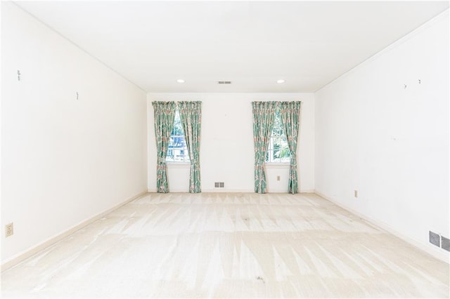 5287 Vernon Lake Dr, Atlanta, GA 30338 - carpeted empty room with healthy amount of natural light, crown molding, recessed lighting, and baseboards