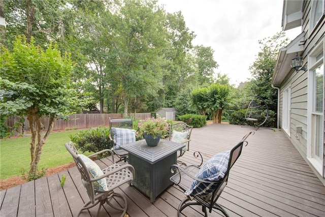 4645 Waterford Dr, Suwanee, GA 30024 - wooden terrace featuring outdoor dining space