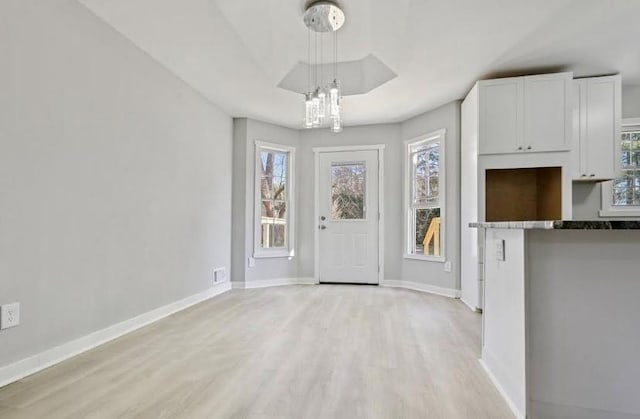 1382 Bennett Rd, Grayson, GA 30017 - entryway featuring light wood-style flooring and baseboards