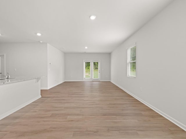 885 Lost Creek Blvd, Dallas, GA 30132 - unfurnished room with recessed lighting and light wood-style floors