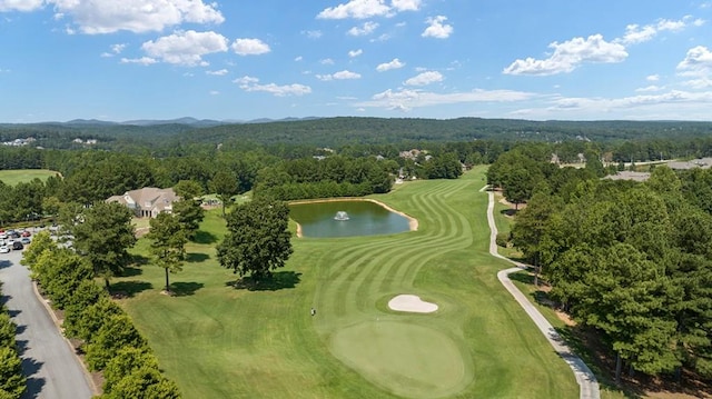 885 Lost Creek Blvd, Dallas, GA 30132 - bird's eye view of a water and mountain view and a local golf course