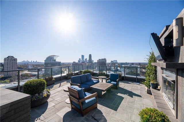 view of patio / terrace featuring outdoor lounge area