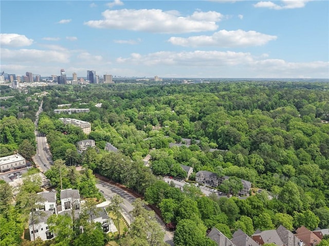 aerial view with a view of trees