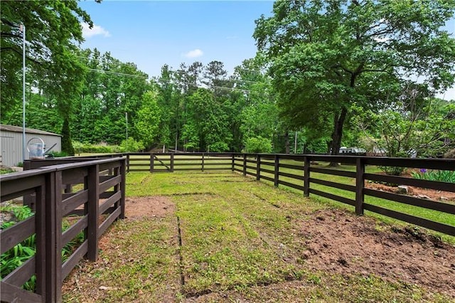 view of yard