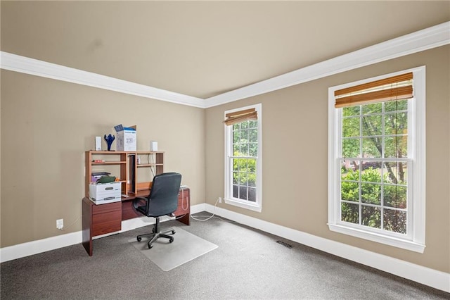 4842 Registry Dr NW, Kennesaw, GA 30152 - office space with baseboards and crown molding