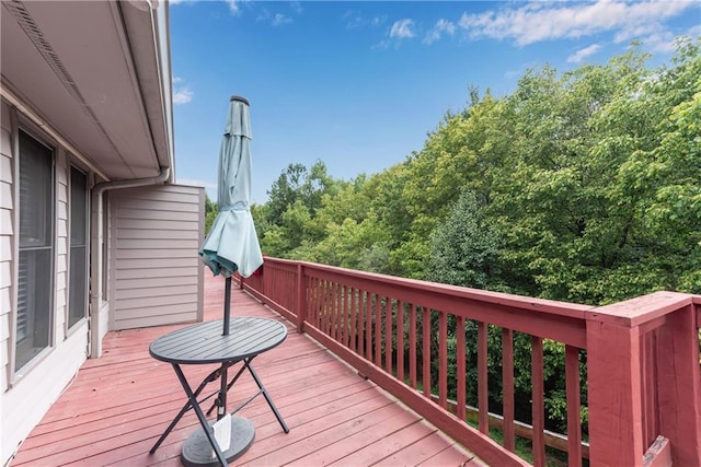 view of deck