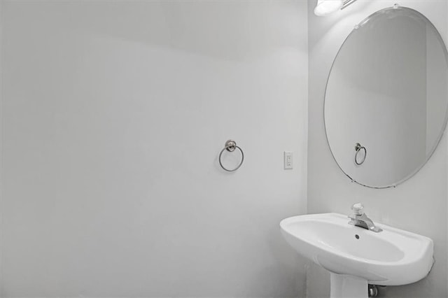 bathroom with a sink