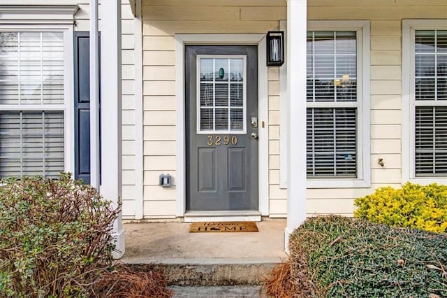 view of entrance to property