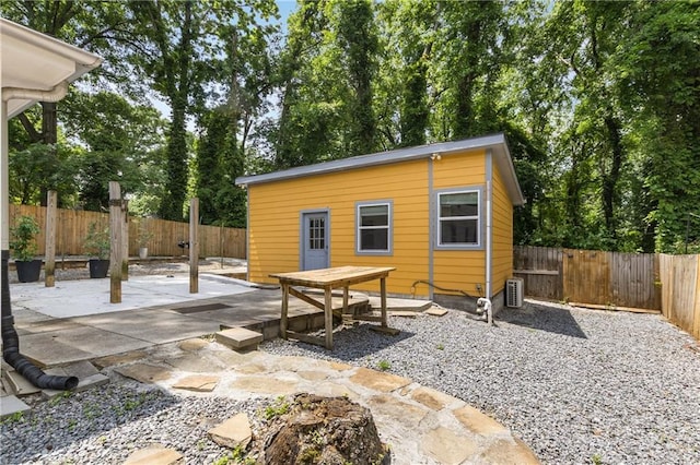 view of patio / terrace with a fenced backyard