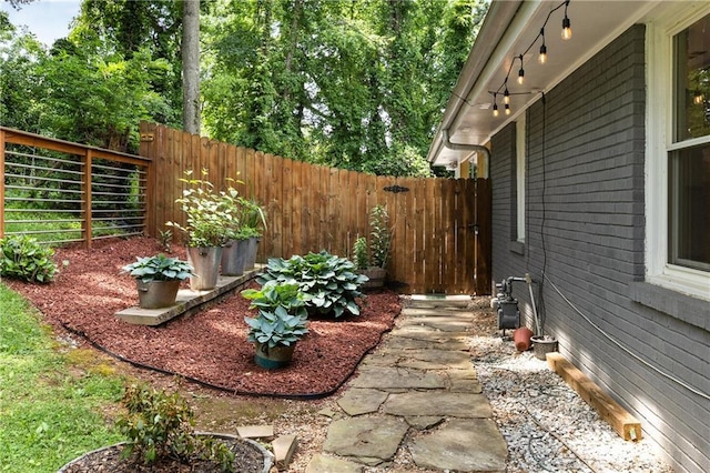 view of fenced yard