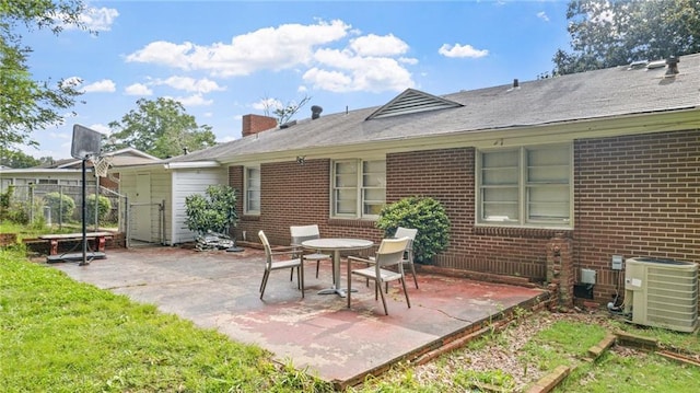 216 Coosawattee Ave SW, Rome, GA 30165 - view of patio / terrace featuring central AC unit