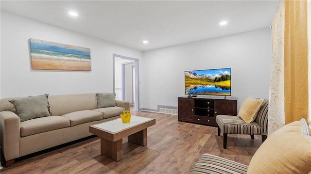 216 Coosawattee Ave SW, Rome, GA 30165 - living area with wood finished floors and recessed lighting