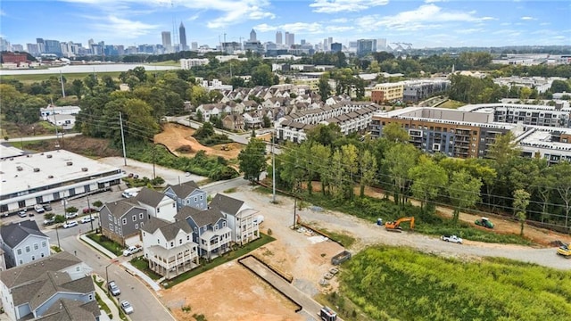 drone / aerial view featuring a view of city