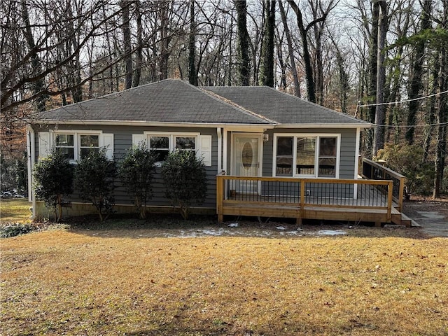 view of ranch-style home