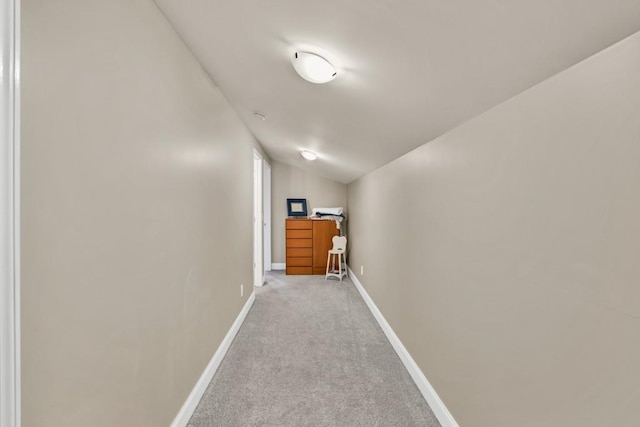 659 Creek Nation Rd, Jefferson, GA 30549 - hallway featuring light colored carpet and lofted ceiling