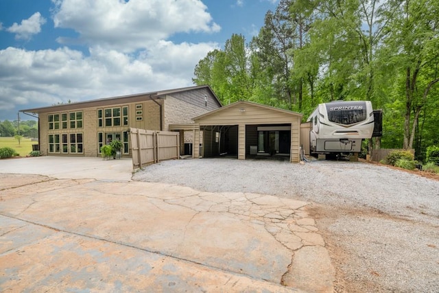 659 Creek Nation Rd, Jefferson, GA 30549 - view of front of property with gravel driveway