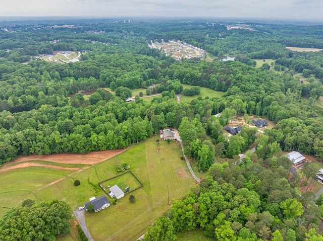 659 Creek Nation Rd, Jefferson, GA 30549 - bird's eye view of a heavily wooded area