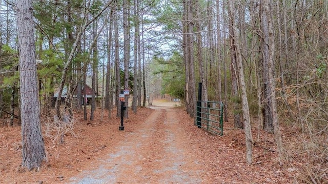 view of road