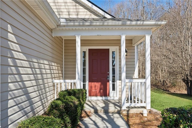 view of entrance to property