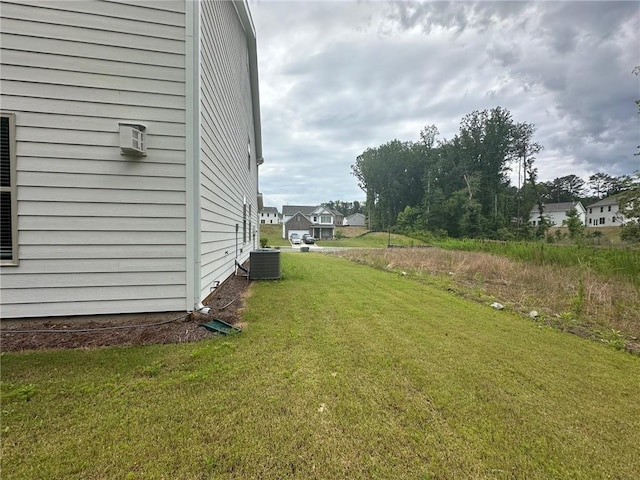 2180 Highridge Point Dr, Lithia Springs, GA 30122 - view of green lawn with cooling unit