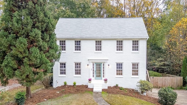 view of colonial-style house