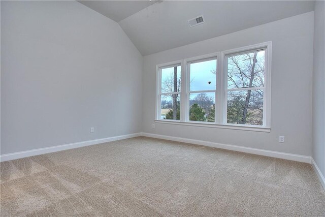135 Applewood Way, Homer, GA 30547 - carpeted empty room featuring vaulted ceiling