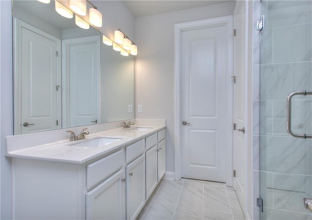 135 Applewood Way, Homer, GA 30547 - bathroom featuring vanity and a shower with shower door