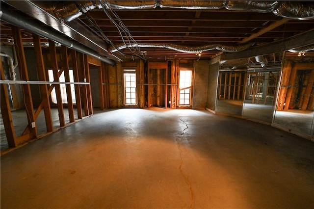 miscellaneous room featuring concrete flooring