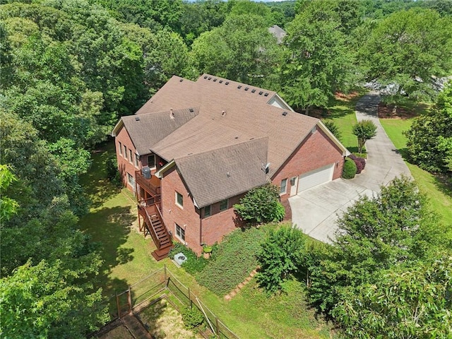 169 Robson Trl, Mcdonough, GA 30252 - aerial view of property and surrounding area with a forest