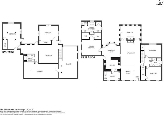 169 Robson Trl, Mcdonough, GA 30252 - view of home floor plan