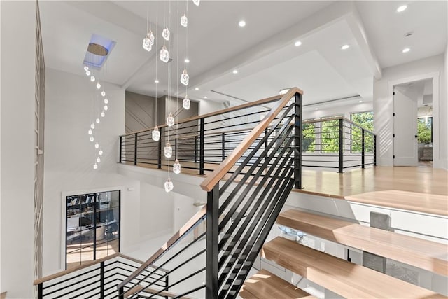 1336 Azalea Dr, Lawrenceville, GA 30043 - stairway featuring recessed lighting