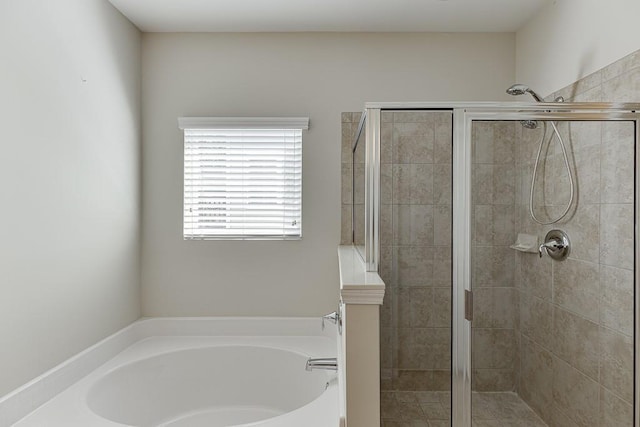 7719 Copper Kettle Way, Flowery Branch, GA 30542 - full bath with a stall shower and a garden tub