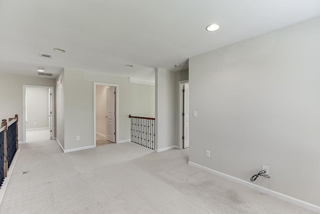 7719 Copper Kettle Way, Flowery Branch, GA 30542 - spare room with recessed lighting and light colored carpet