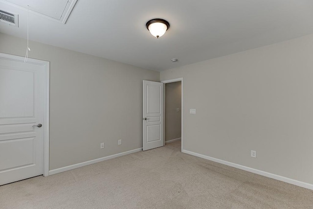 7719 Copper Kettle Way, Flowery Branch, GA 30542 - carpeted empty room with attic access and baseboards