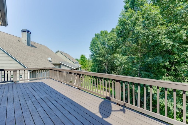 7719 Copper Kettle Way, Flowery Branch, GA 30542 - view of wooden terrace